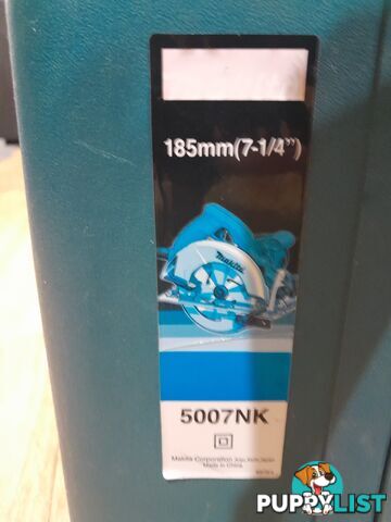 CIRCULAR POWER SAW MAKITA 185MM MODEL 5007N 1800W CORDED ELECTRIC ROTATING SAW MALVERN EAST