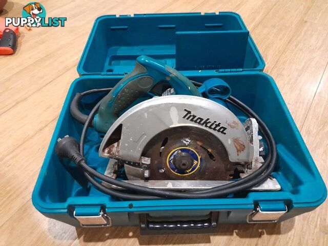 CIRCULAR POWER SAW MAKITA 185MM MODEL 5007N 1800W CORDED ELECTRIC ROTATING SAW MALVERN EAST