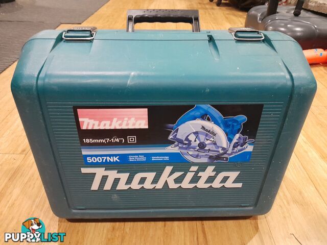 CIRCULAR POWER SAW MAKITA 185MM MODEL 5007N 1800W CORDED ELECTRIC ROTATING SAW MALVERN EAST