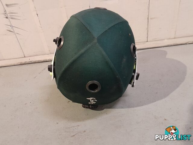 KOOKABURRA PRO 600 CRICKET HELMET SIZE 54-56CM GREEN MALVERN EAST MELBOURNE