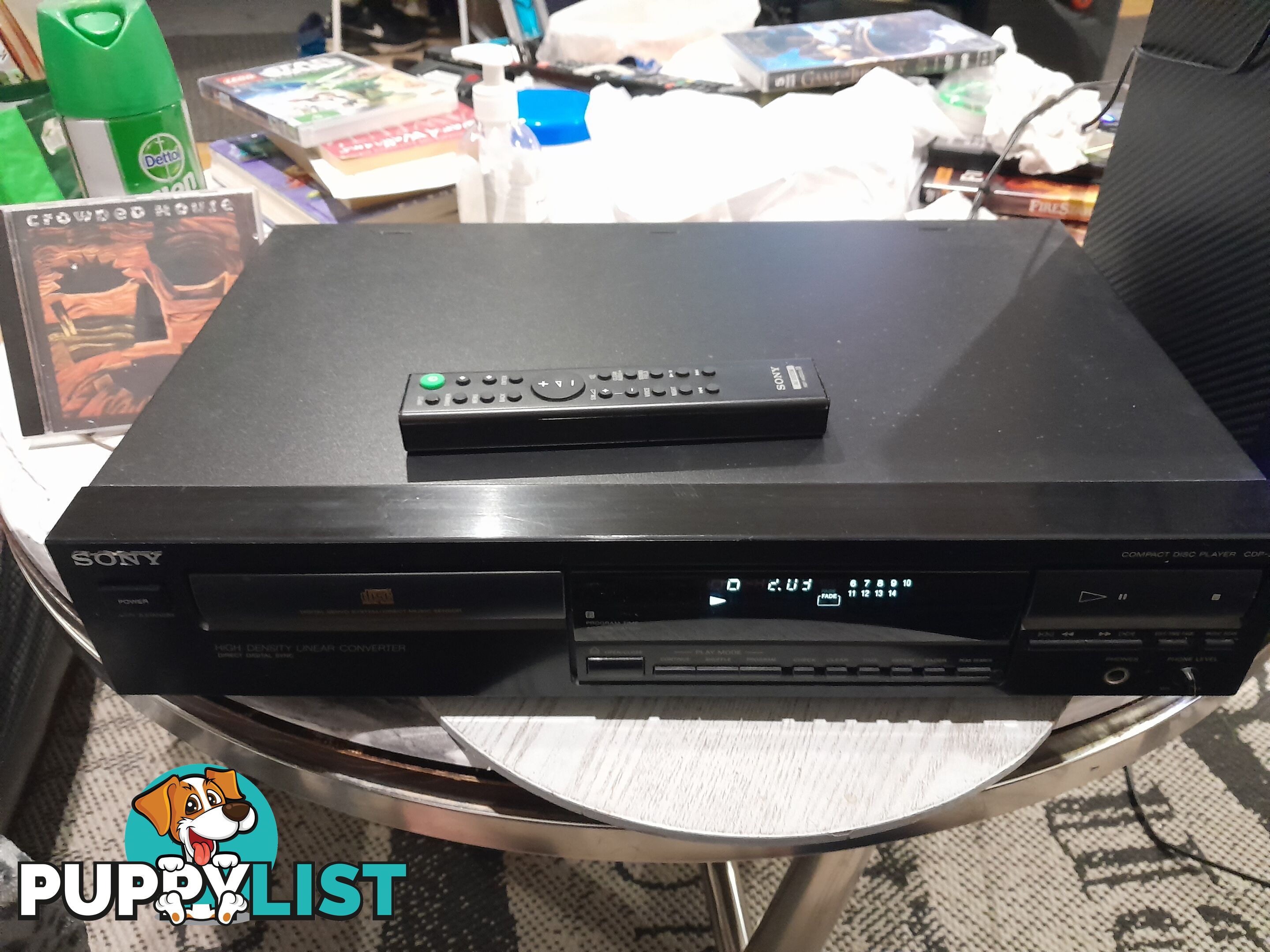 COMPACT DISC PLAYER SONY CDP-397 SINGLE CD PLAYER MALVERN EAST MELBOURNE