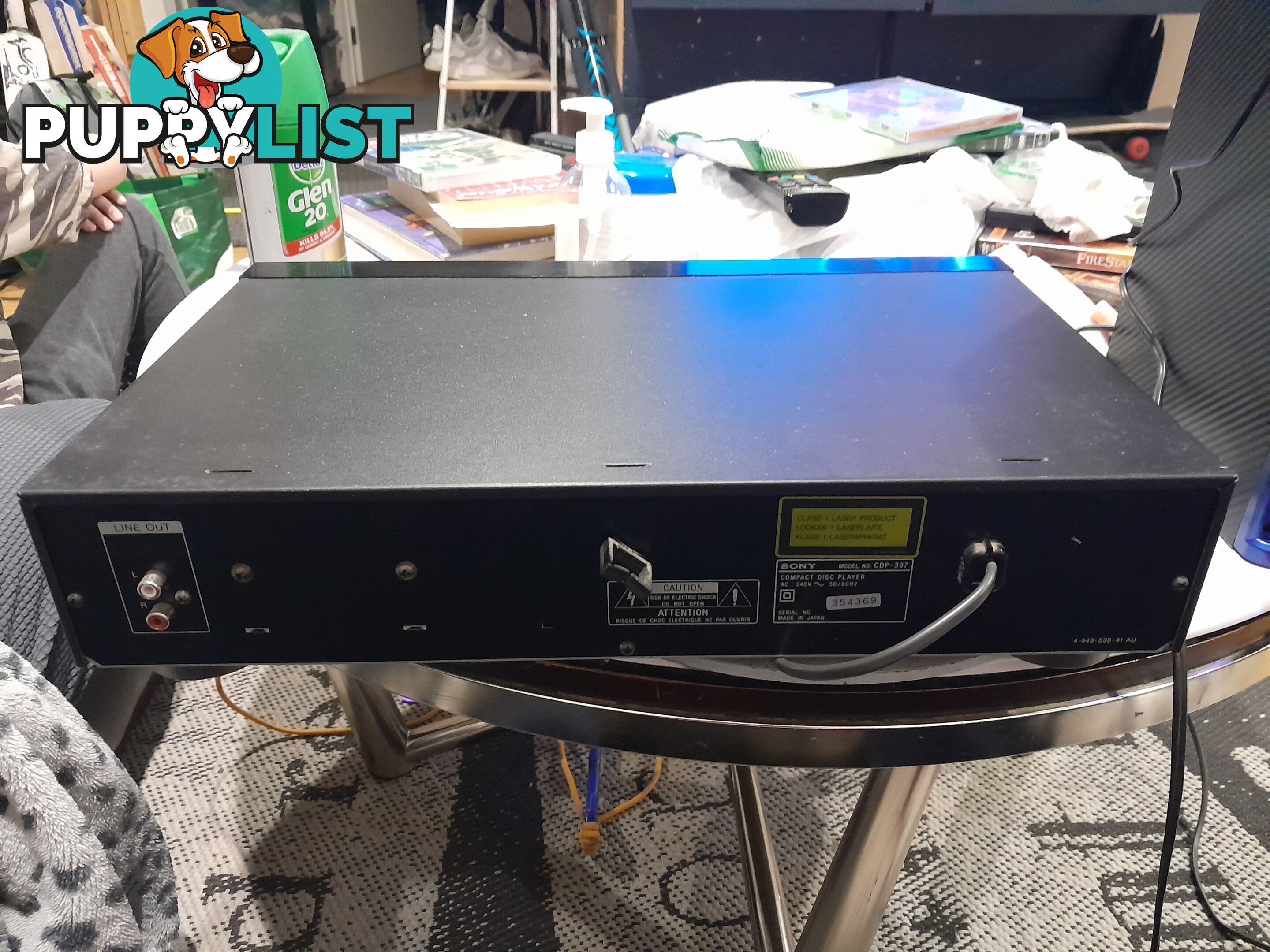 COMPACT DISC PLAYER SONY CDP-397 SINGLE CD PLAYER MALVERN EAST MELBOURNE