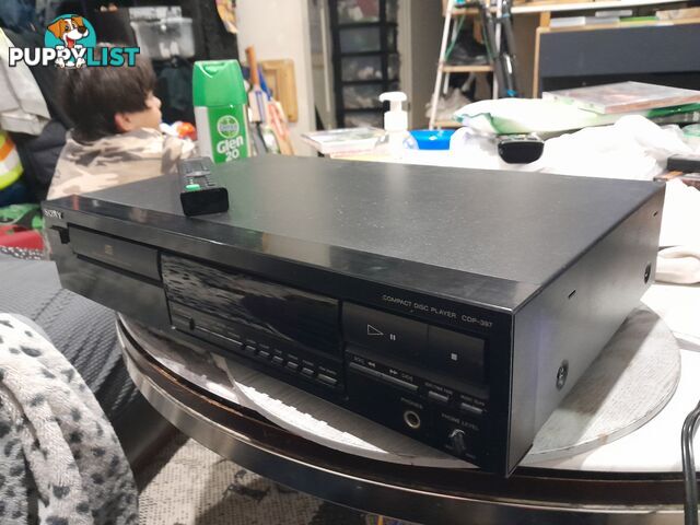 COMPACT DISC PLAYER SONY CDP-397 SINGLE CD PLAYER MALVERN EAST MELBOURNE
