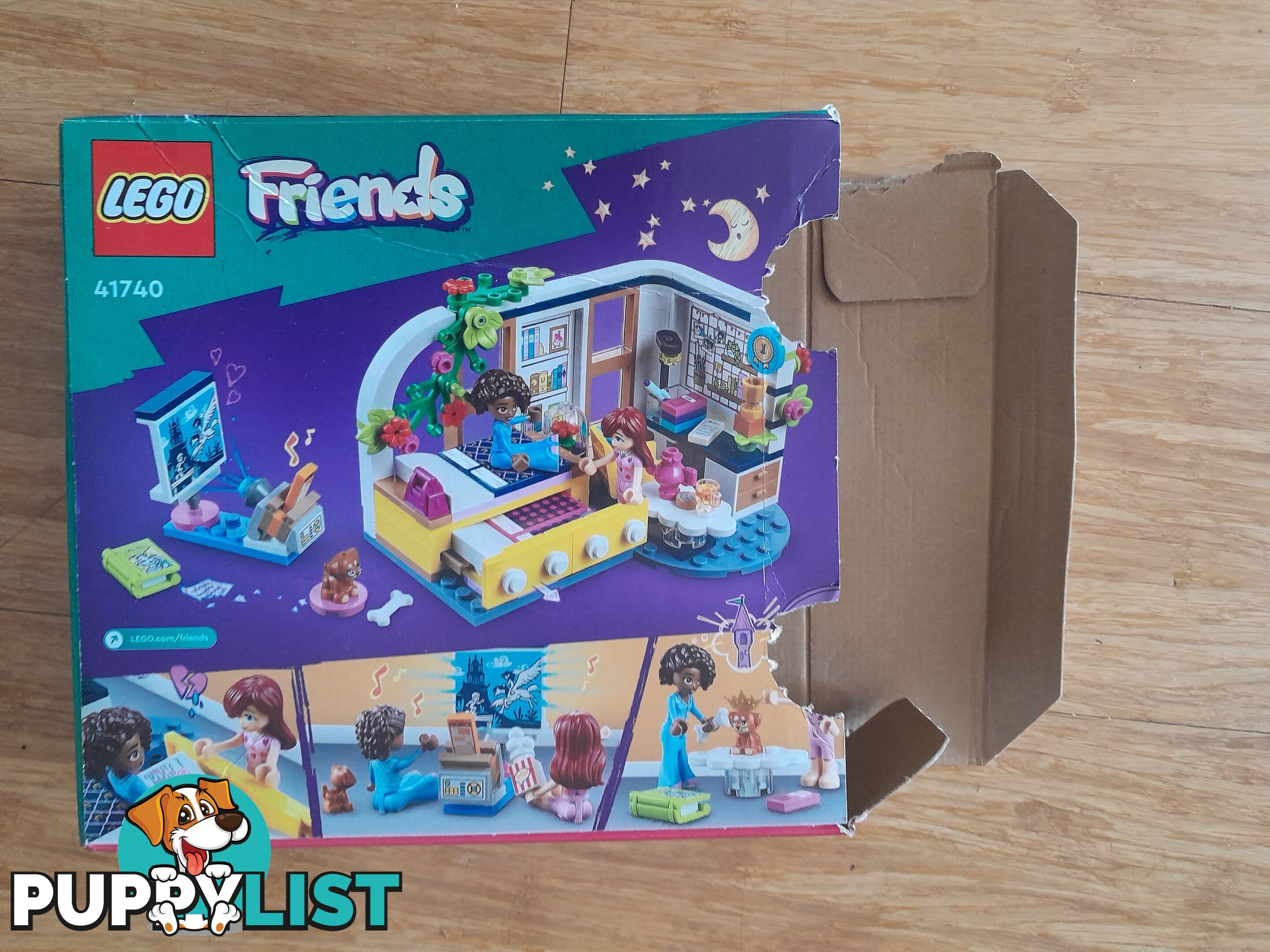 ORIGINAL BOX ONLY LEGO FRIENDS 41740 ALIYA’S ROOM LEGO BOX MALVERN EAST MELBOURNE