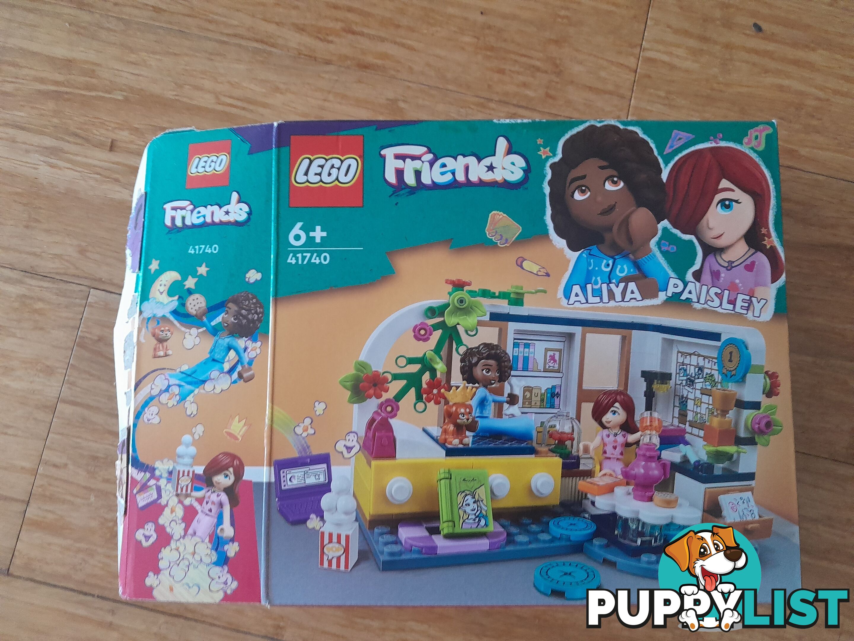 ORIGINAL BOX ONLY LEGO FRIENDS 41740 ALIYA’S ROOM LEGO BOX MALVERN EAST MELBOURNE