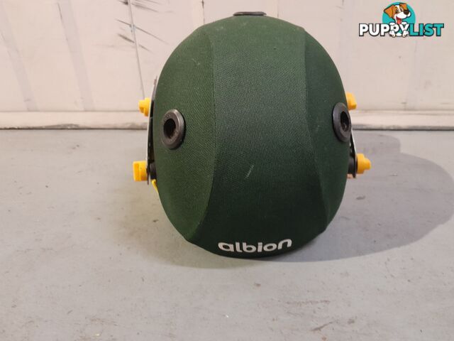 CRICKET HELMET GREEN ALBION 54-56CM MALVERN EAST MELBOURNE