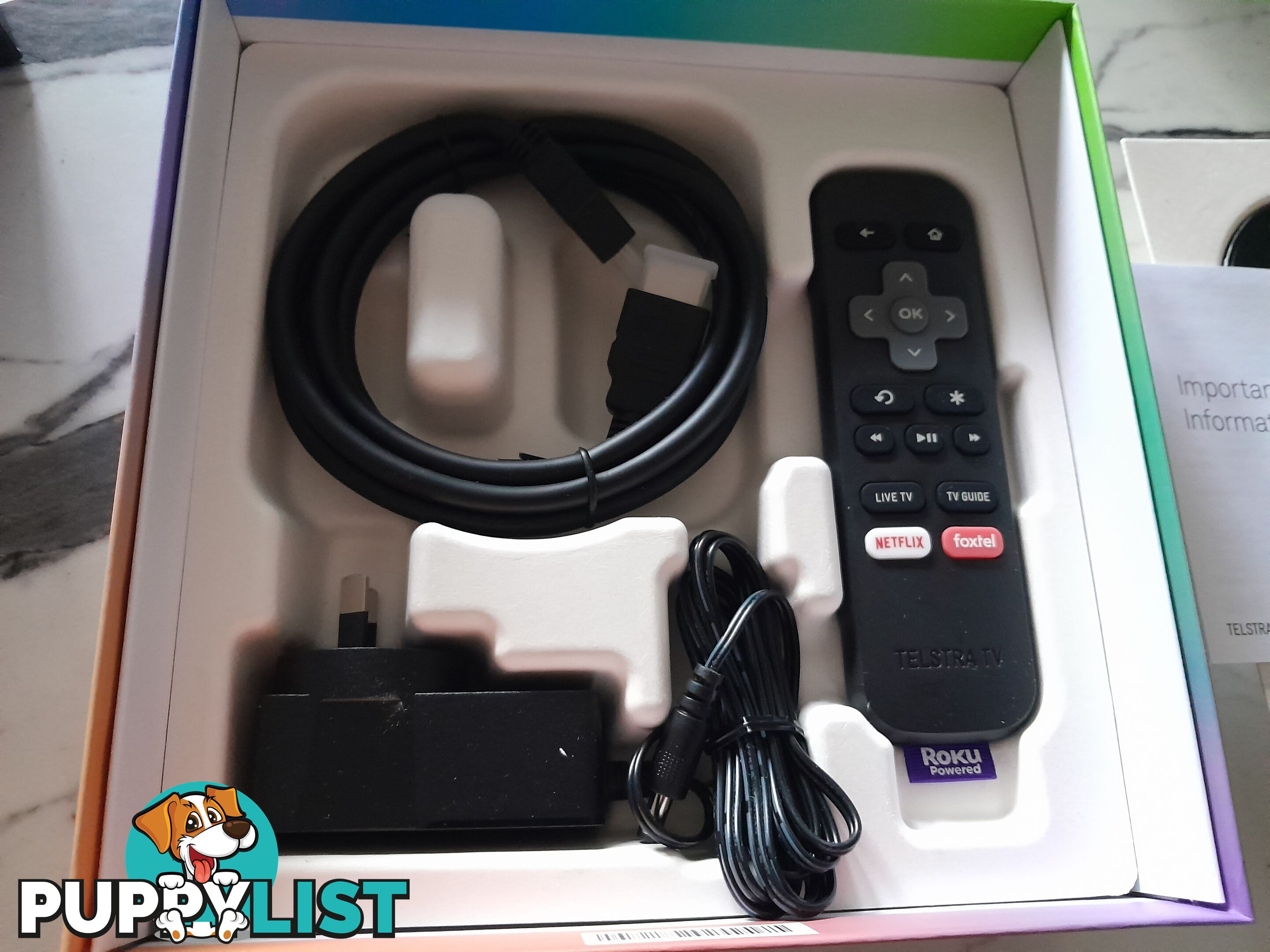 ROKU TELSTRA TV2 4700TL 4K HDR MEDIA STREAMING BOX MALVERN EAST MELBOURNE