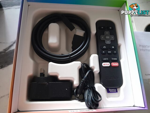 ROKU TELSTRA TV2 4700TL 4K HDR MEDIA STREAMING BOX MALVERN EAST MELBOURNE