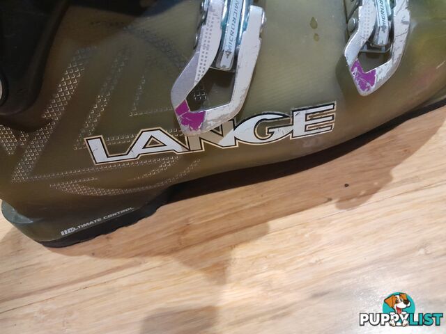 LANGE SX RTL W ALPINE SKI BOOTS SIZE 26.5 306mm MALVERN EAST MELBOURNE