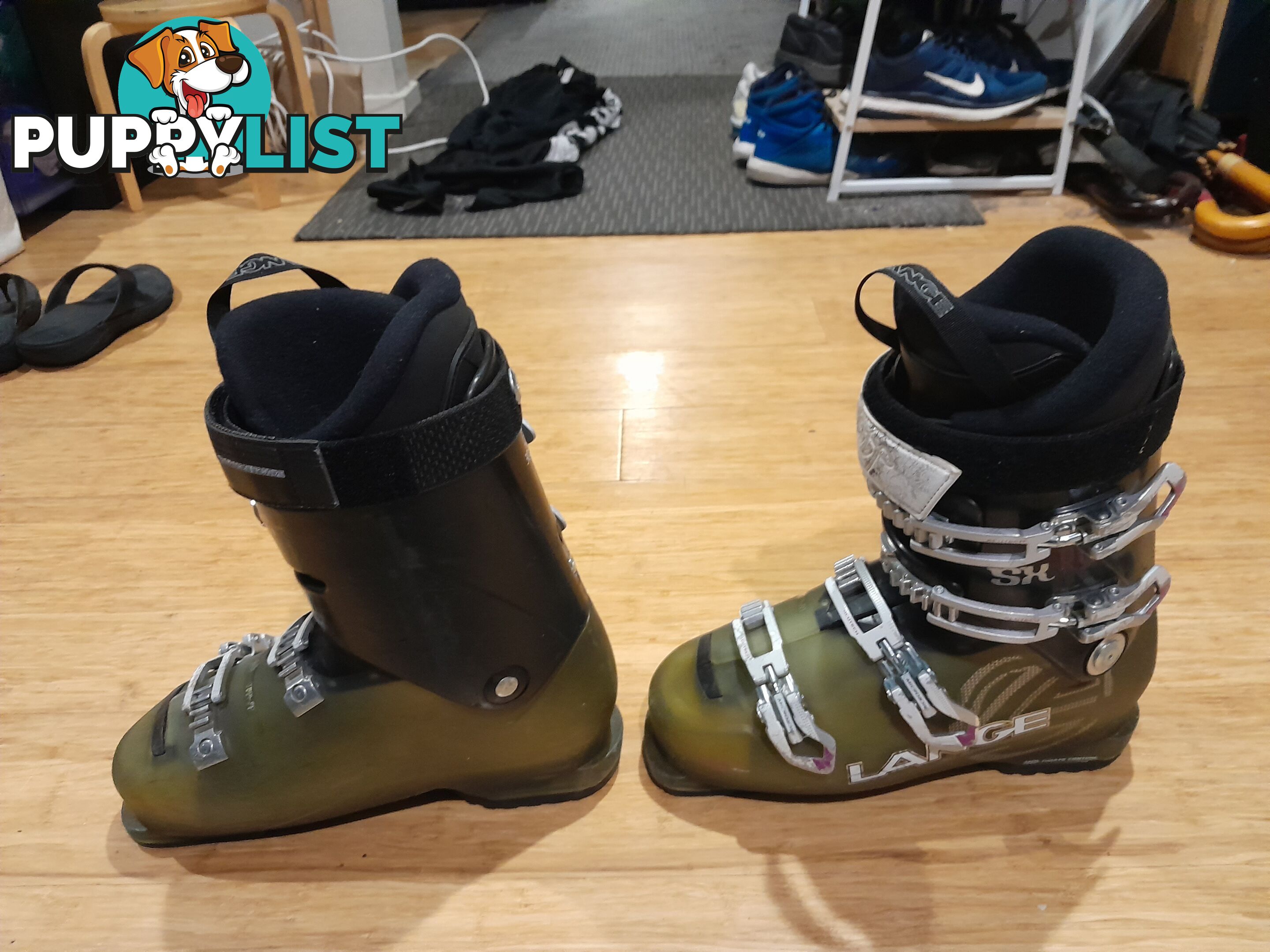 LANGE SX RTL W ALPINE SKI BOOTS SIZE 26.5 306mm MALVERN EAST MELBOURNE