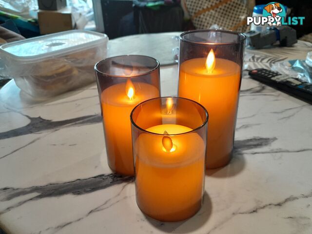 LED CANDLES FAUX FLICKERING CANDLES BATTERY POWERED MALVERN EAST MELBOURNE