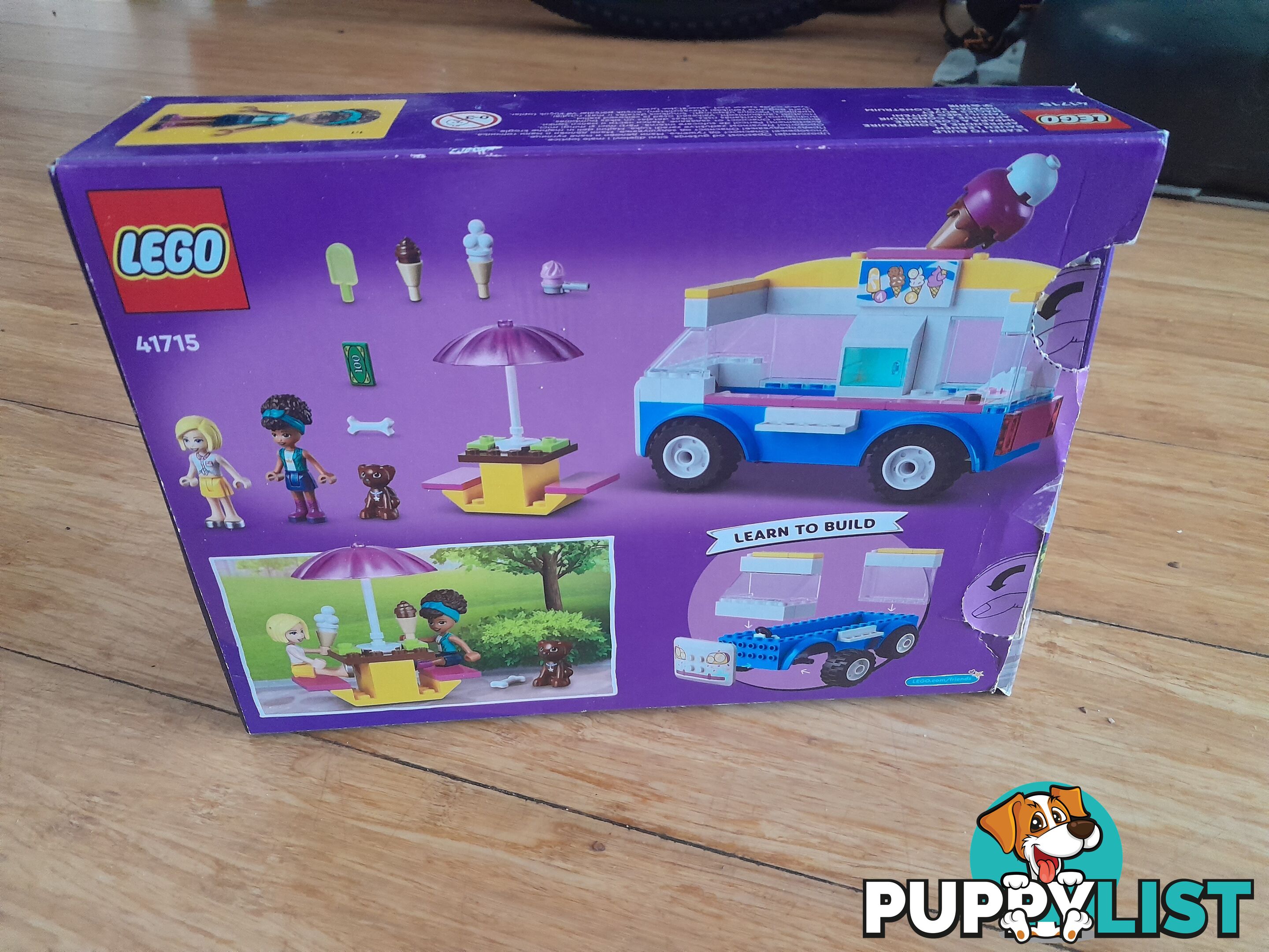 ORIGINAL BOX ONLY LEGO FRIENDS 41715 ICE CREAM TRUCK LEGO BOX MALVERN EAST MELBOURNE