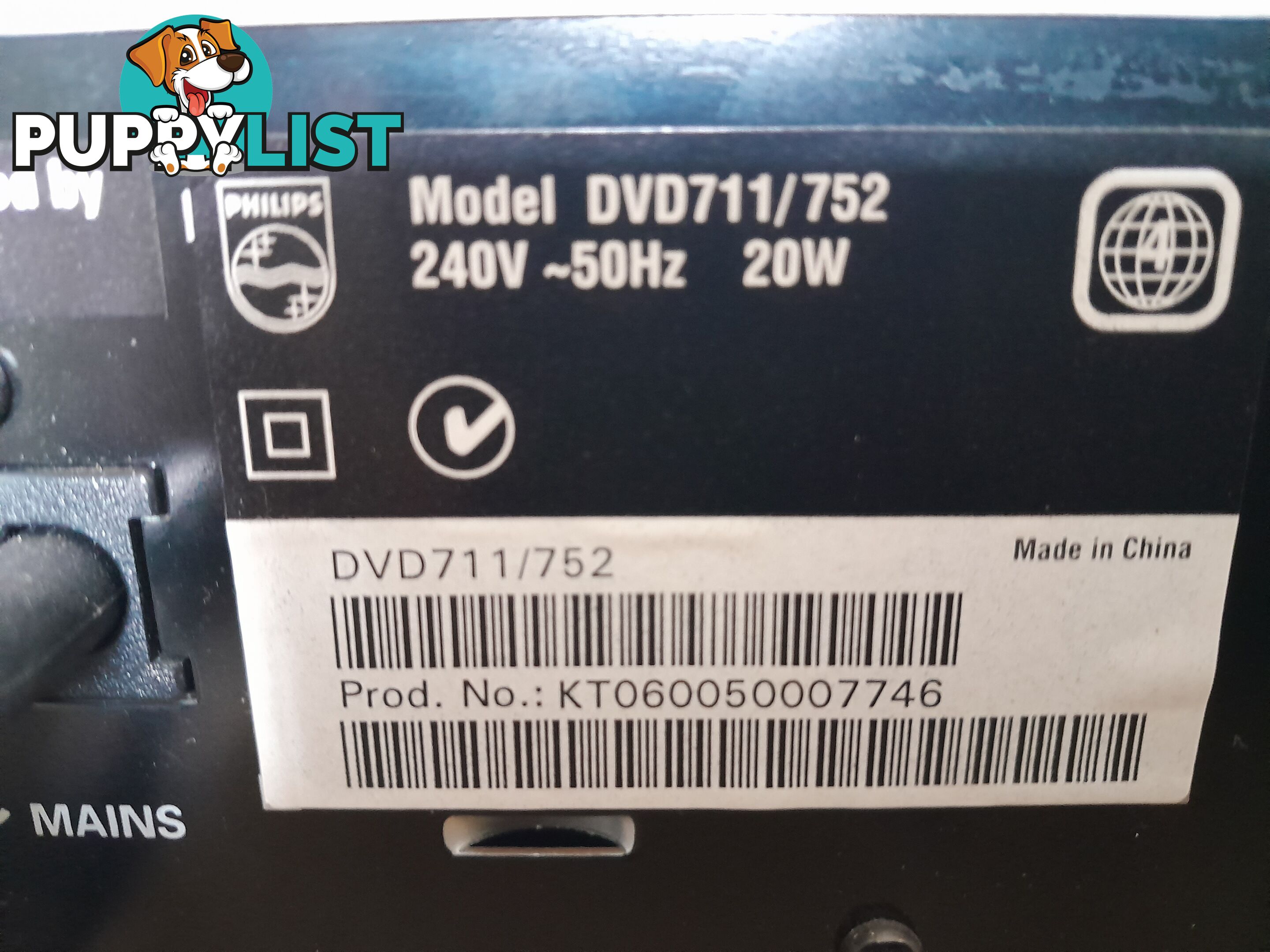 PHILIPS DVD711/752 DVD PLAYER MALVERN EAST MELBOURNE