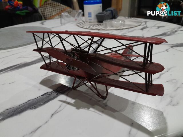 FOKKER DR.I TRIPLANE RED BARON TIN MODEL AEROPLANE MALVERN EAST MELBOURNE