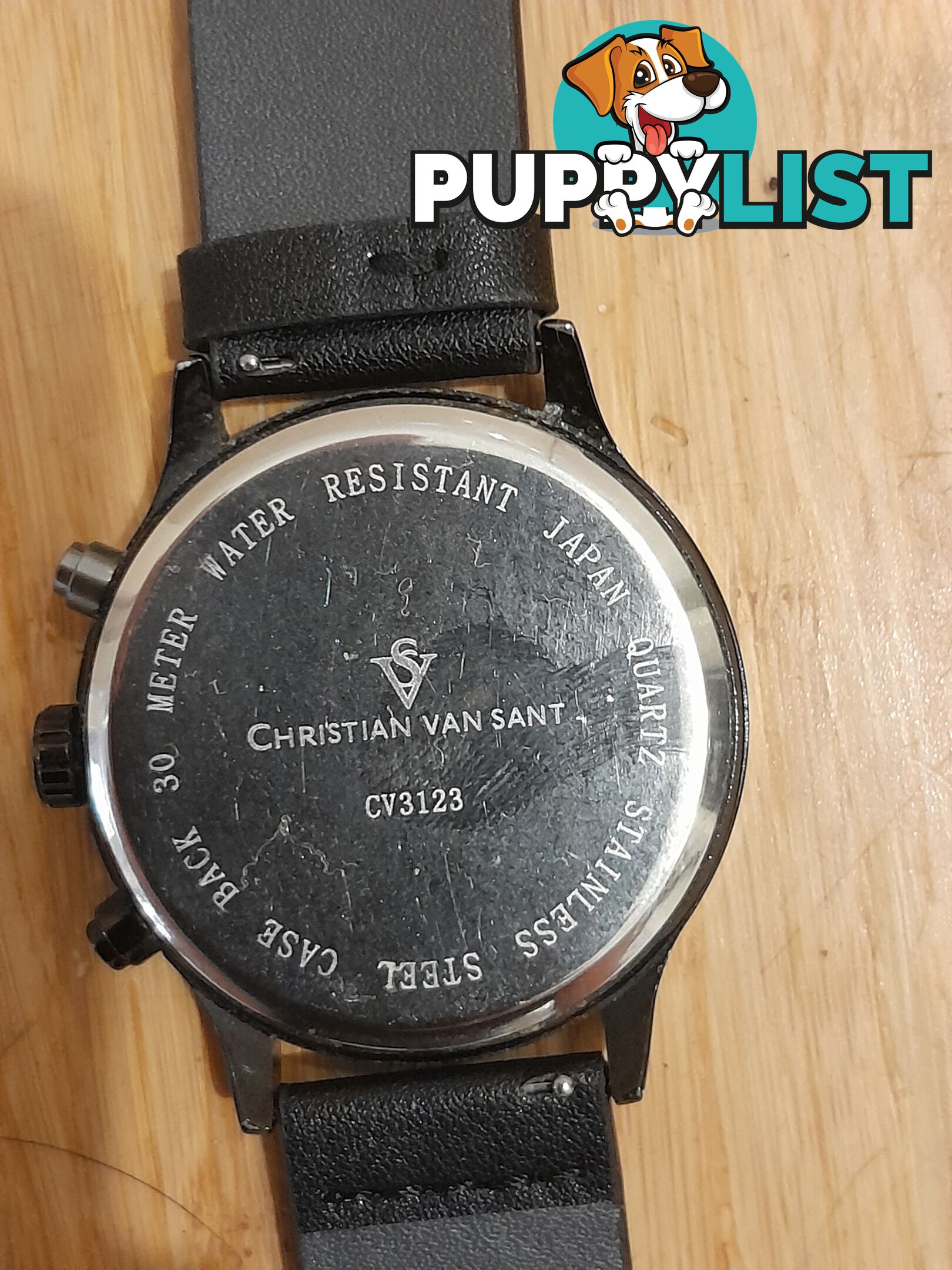 WRIST WATCH CHRISTIAN VAN SANT MENS SPEEDWAY QUARTZ WATCH MALVERN EAST MELBOURNE