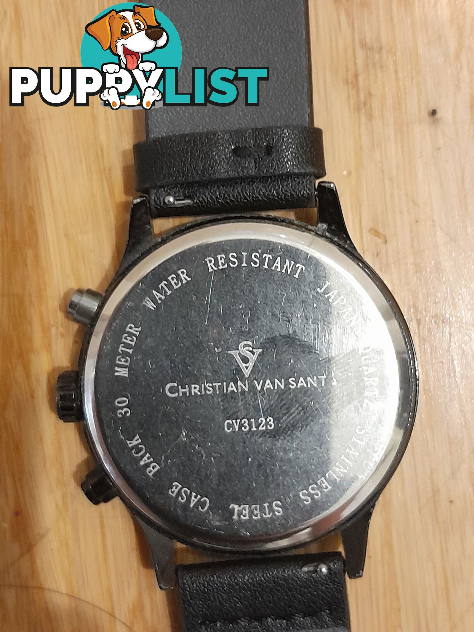 WRIST WATCH CHRISTIAN VAN SANT MENS SPEEDWAY QUARTZ WATCH MALVERN EAST MELBOURNE