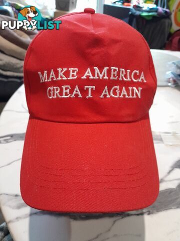 MAGA RED BALL CAP MAKE AMERICA GREAT AGAIN HAT DONALD TRUMP REPUBLICAN HAT CAP MALVERN EAST