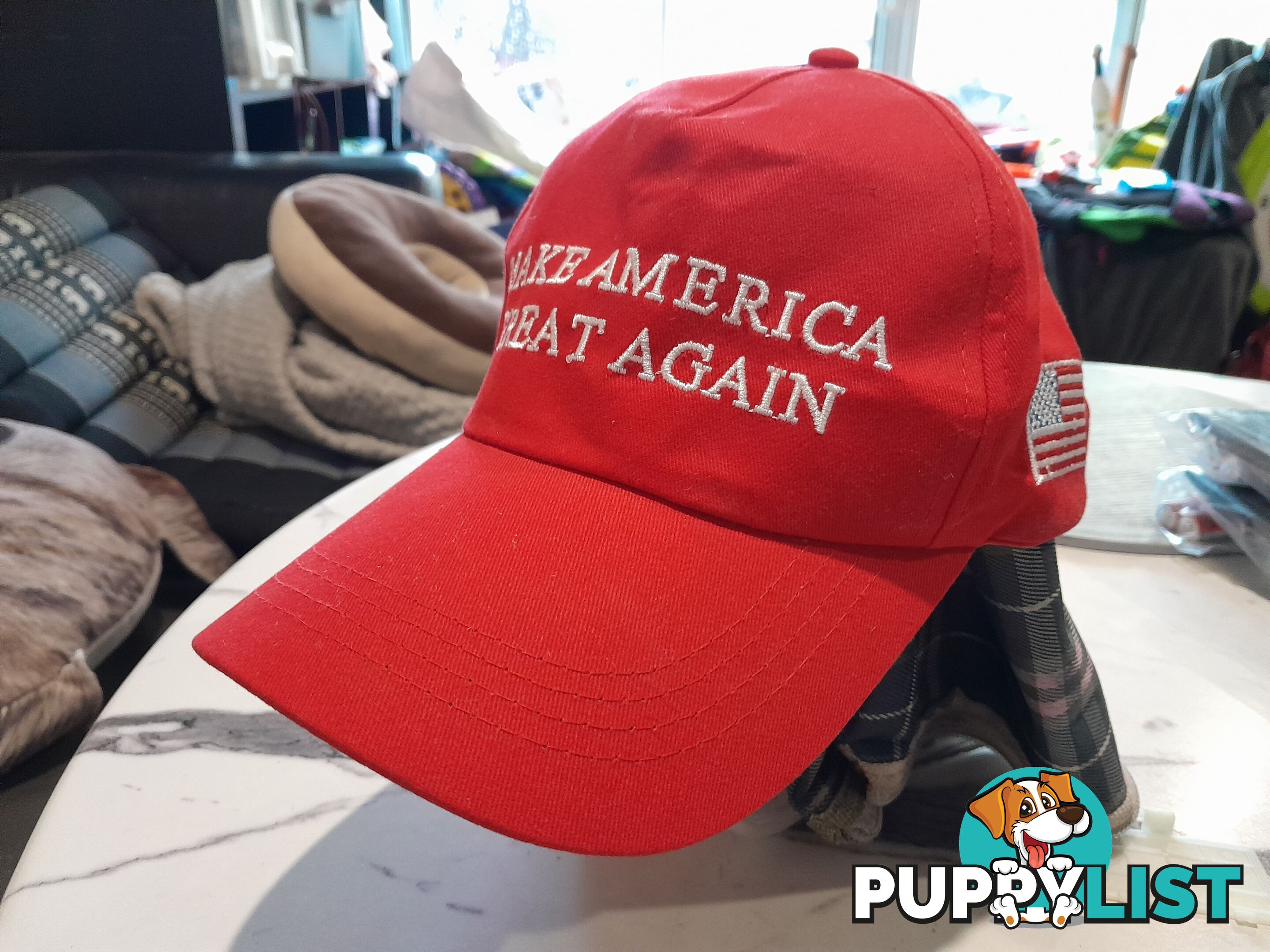 MAGA RED BALL CAP MAKE AMERICA GREAT AGAIN HAT DONALD TRUMP REPUBLICAN HAT CAP MALVERN EAST