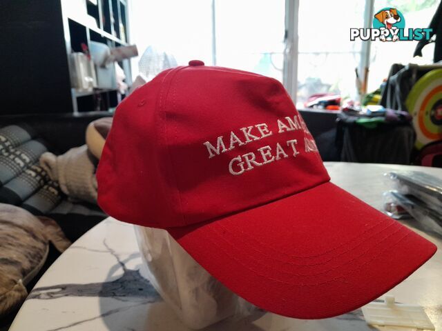 MAGA RED BALL CAP MAKE AMERICA GREAT AGAIN HAT DONALD TRUMP REPUBLICAN HAT CAP MALVERN EAST