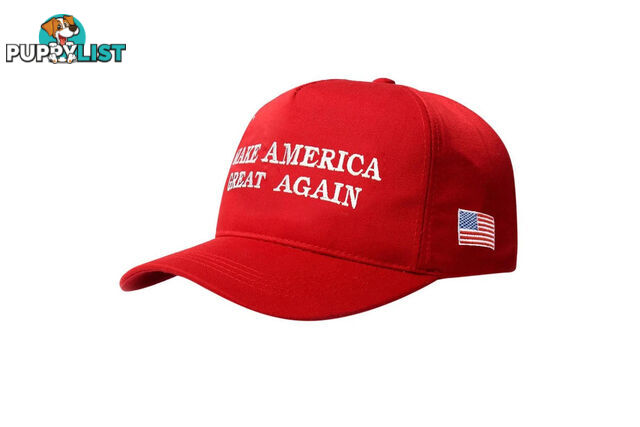 MAGA RED BALL CAP MAKE AMERICA GREAT AGAIN HAT DONALD TRUMP REPUBLICAN HAT CAP MALVERN EAST