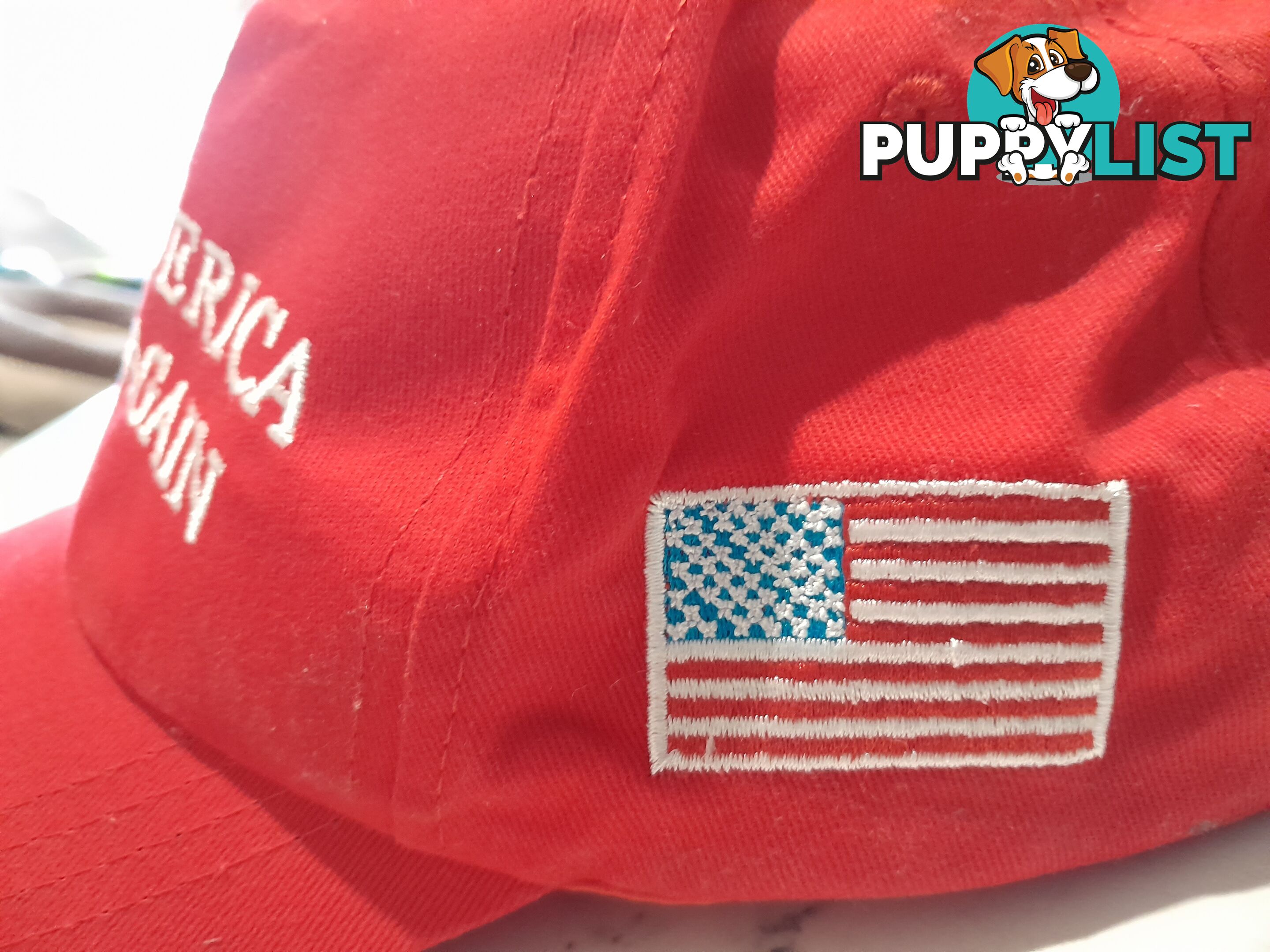 MAGA RED BALL CAP MAKE AMERICA GREAT AGAIN HAT DONALD TRUMP REPUBLICAN HAT CAP MALVERN EAST