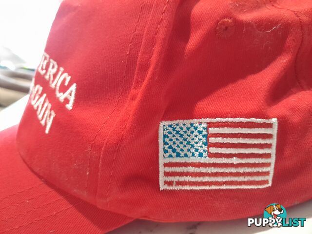 MAGA RED BALL CAP MAKE AMERICA GREAT AGAIN HAT DONALD TRUMP REPUBLICAN HAT CAP MALVERN EAST