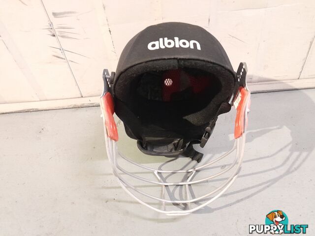 ALBION C-16 ULTIMATE JUNIOR CRICKET HELMET 54-56CM NAVY BLUE BLACK MALVERN EAST