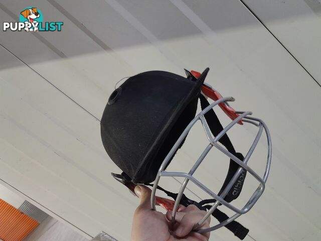 ALBION C-16 ULTIMATE JUNIOR CRICKET HELMET 54-56CM NAVY BLUE BLACK MALVERN EAST