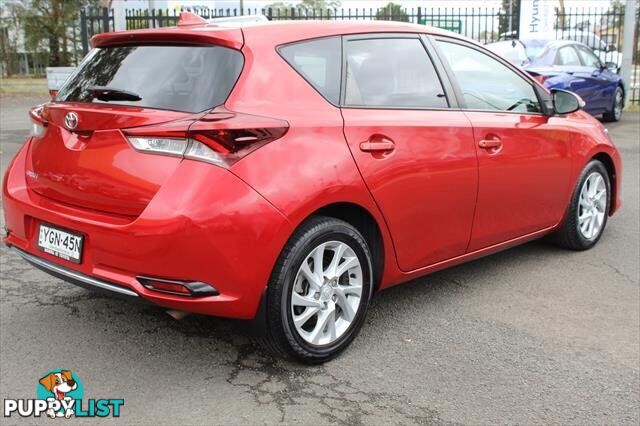 2016 TOYOTA COROLLA ASCENT ZRE182R HATCHBACK