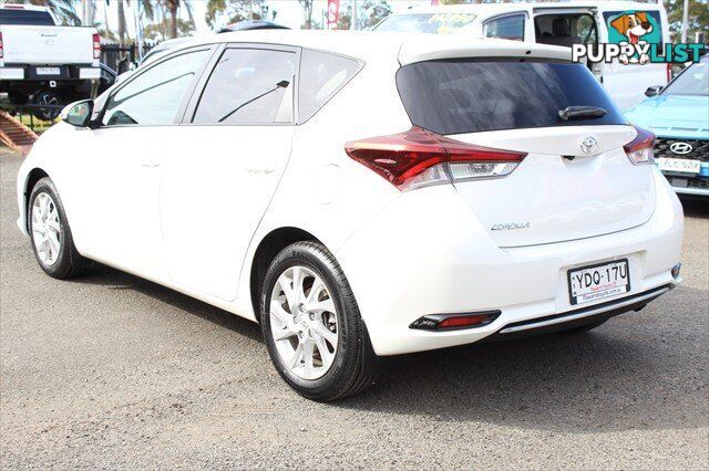 2015 TOYOTA COROLLA ASCENT ZRE182R HATCHBACK