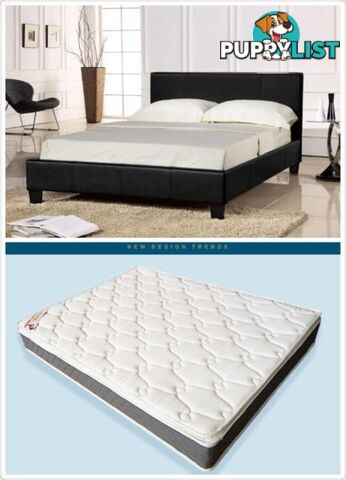 Brand New Leather Bed include Pillow top Mattress