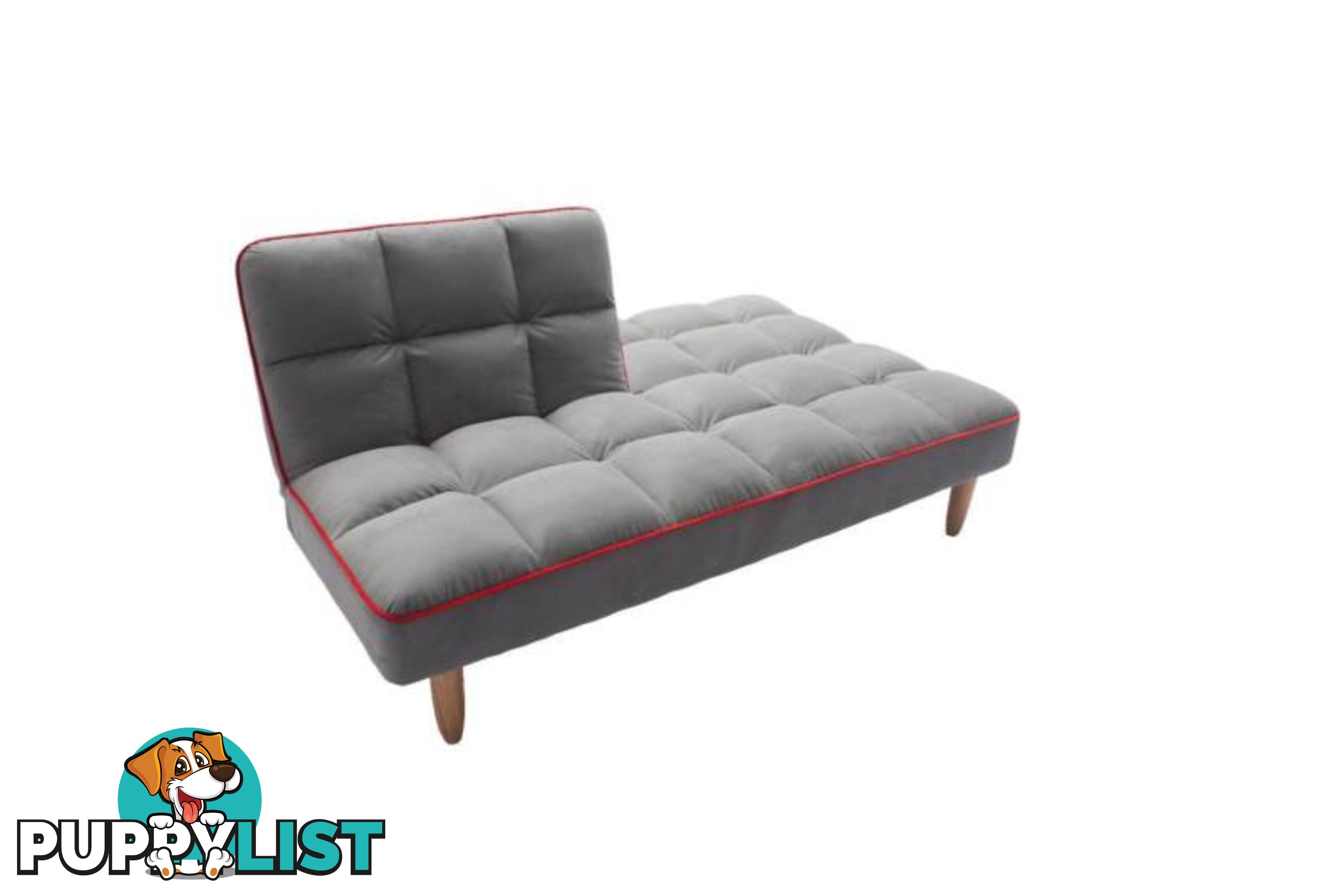 Brand New 3 Seater Grey Fabric Sofa Bed Couch Loung (SA009)