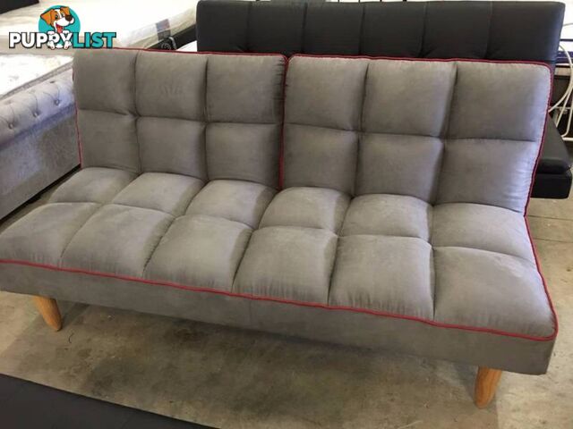 Brand New 3 Seater Grey Fabric Sofa Bed Couch Loung (SA009)