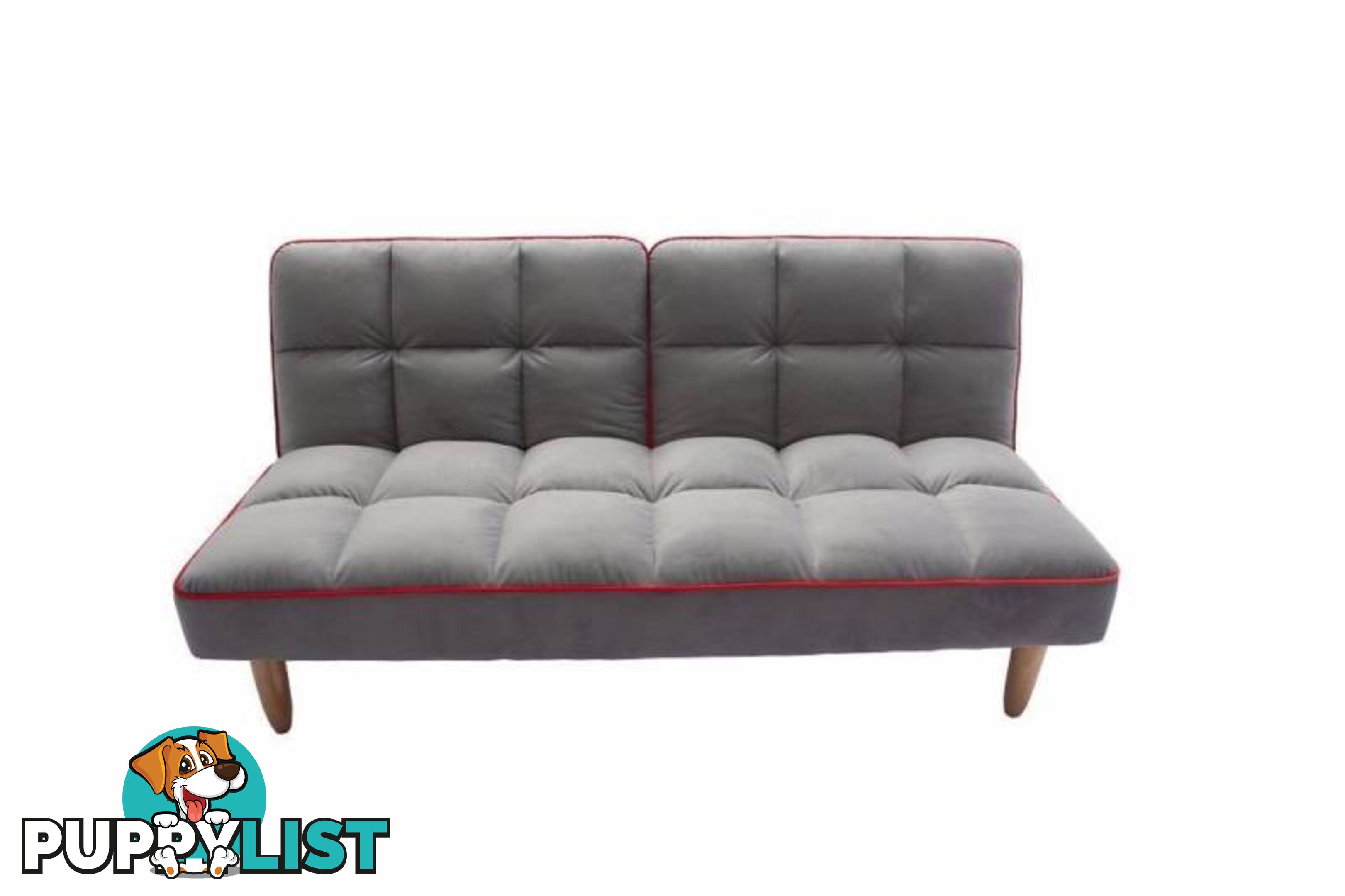 Brand New 3 Seater Grey Fabric Sofa Bed Couch Loung (SA009)