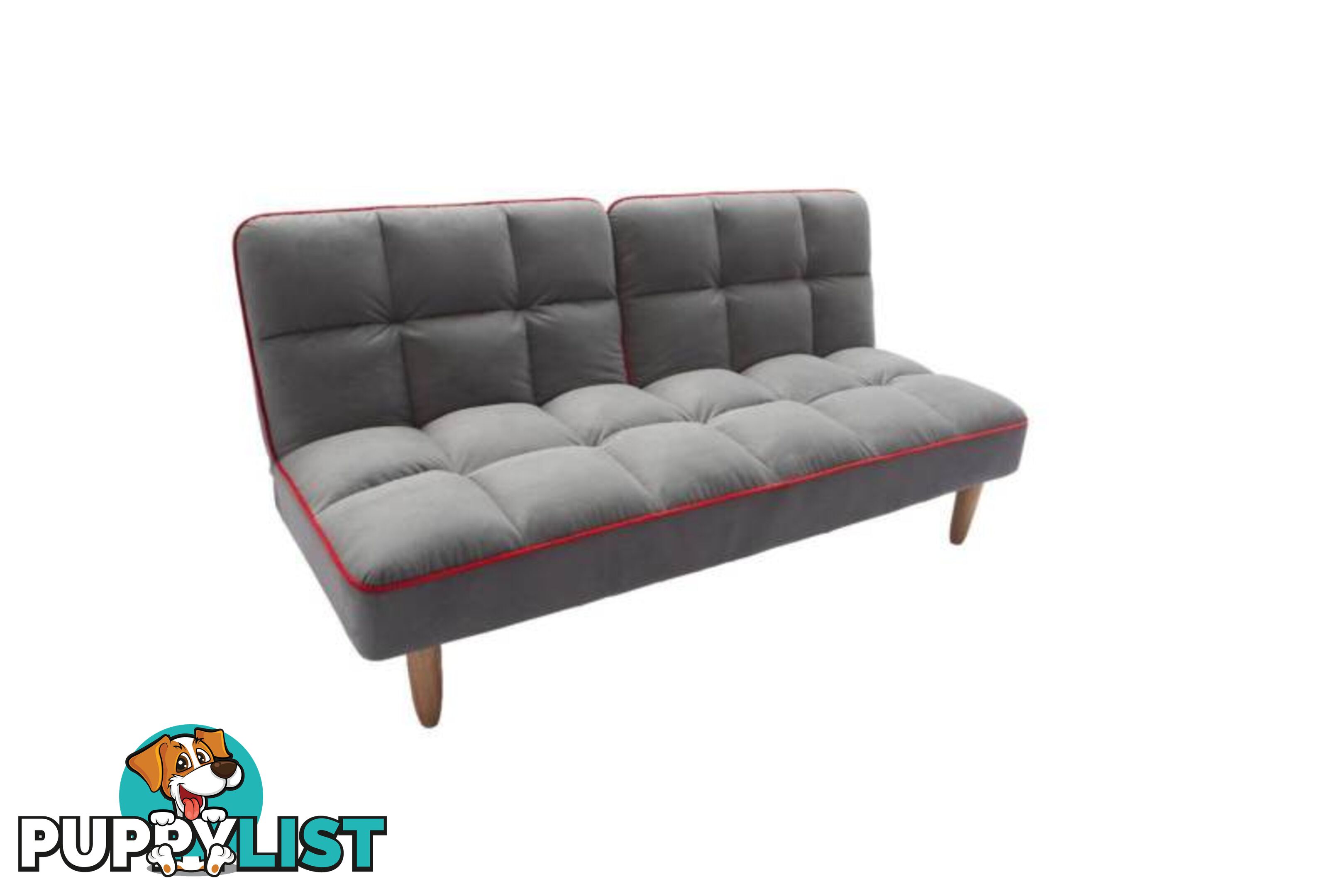 Brand New 3 Seater Grey Fabric Sofa Bed Couch Loung (SA009)