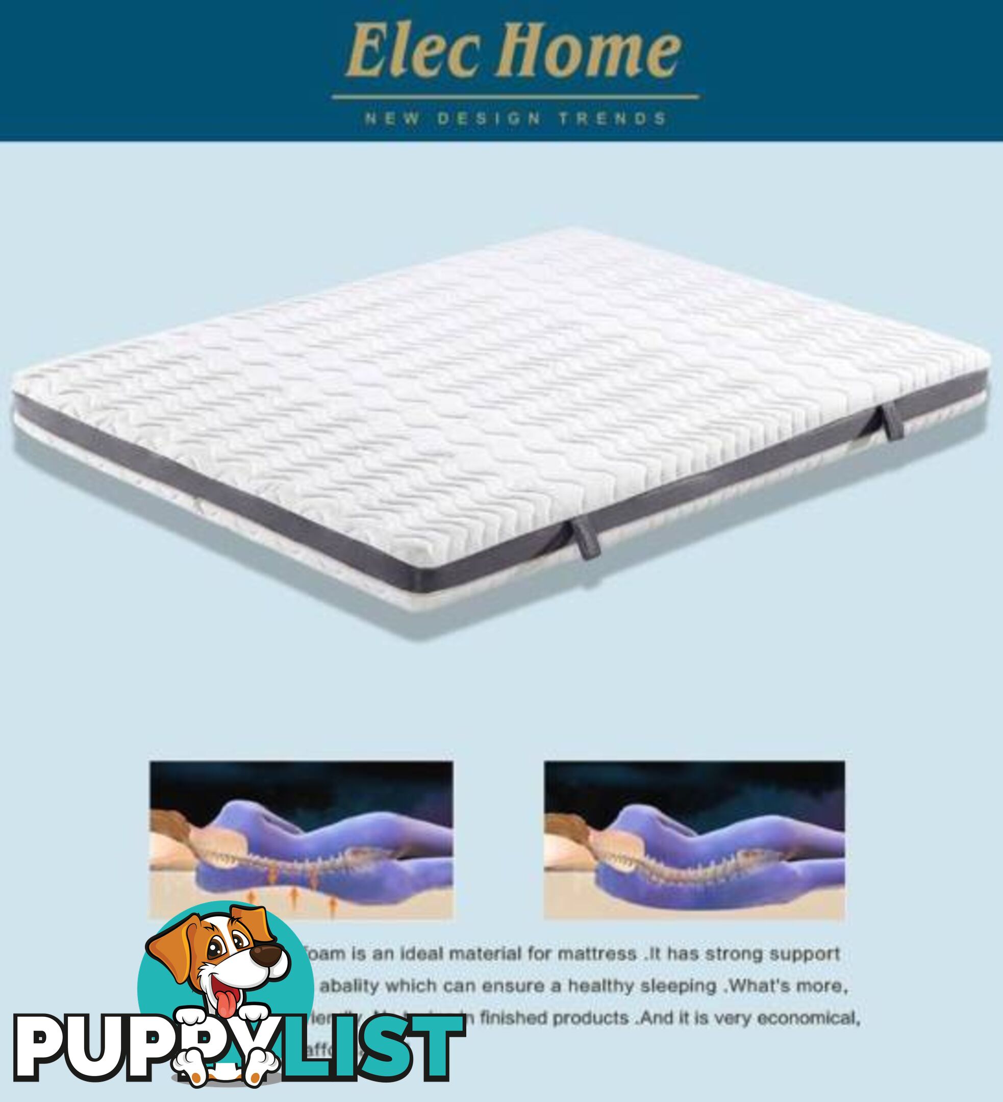 Brand New Comfortable High Density Foam Mattress Double/Queen