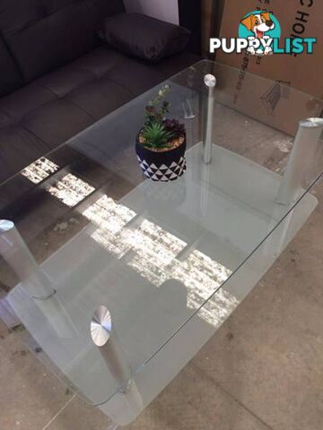 Brand New High Quality Tempered Glass Coffee Table