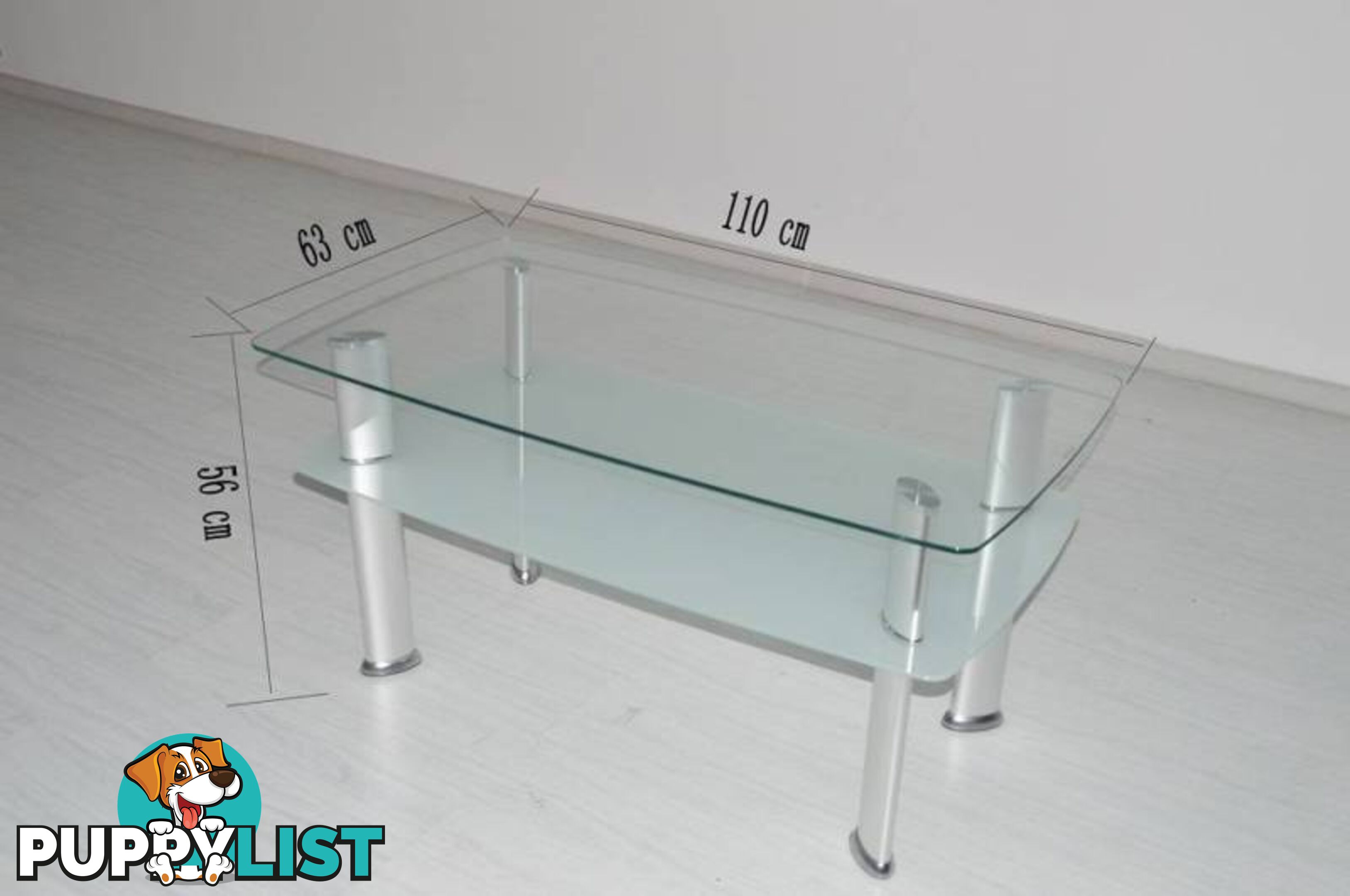 Brand New High Quality Tempered Glass Coffee Table