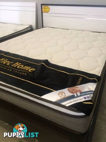 New Luxury Latex Eurotop 7 Zone Pocket Spring Mattress D/Q/K