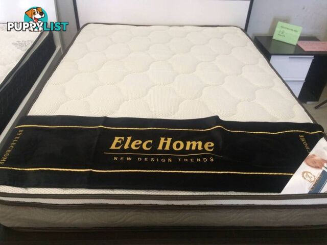 New Luxury Latex Eurotop 7 Zone Pocket Spring Mattress D/Q/K