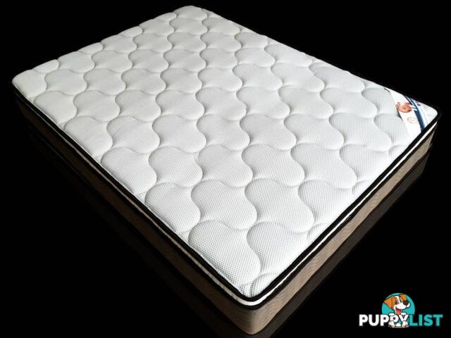 New Luxury Latex Eurotop 7 Zone Pocket Spring Mattress D/Q/K