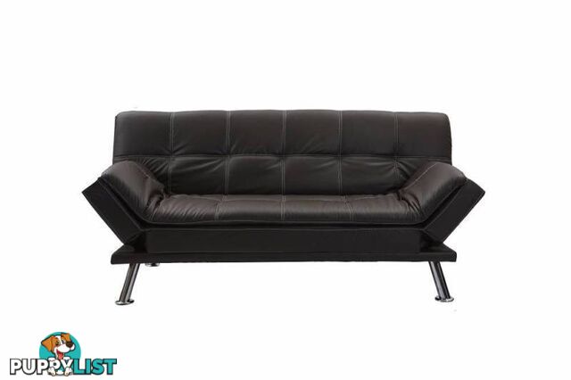 Brand New Quolity PU Leather Sofa Bed Black