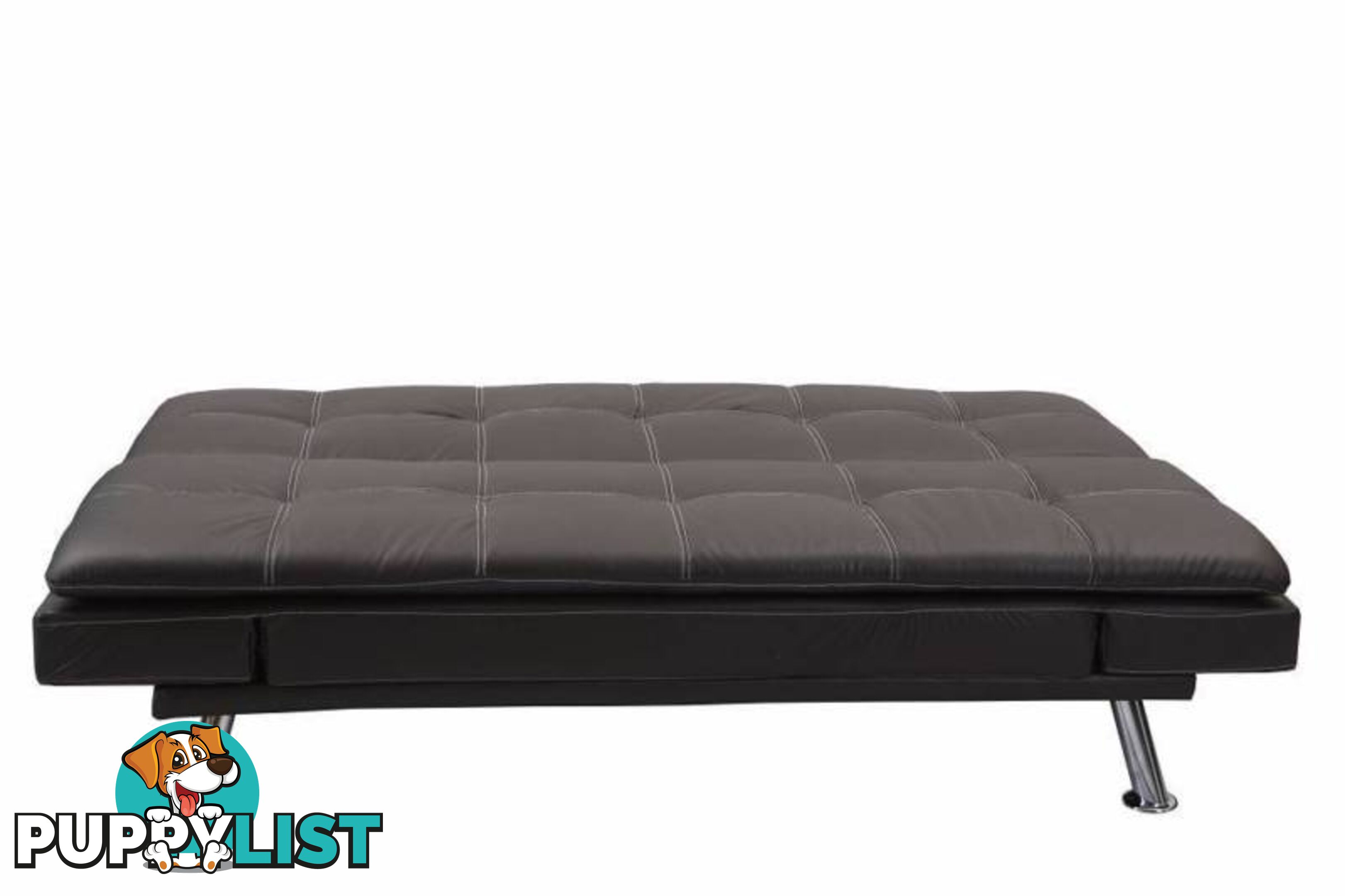 Brand New Quolity PU Leather Sofa Bed Black