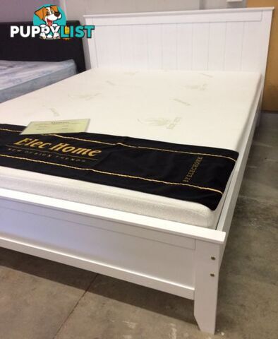 Warehouse direct sale MDF white bed frame double/queen available