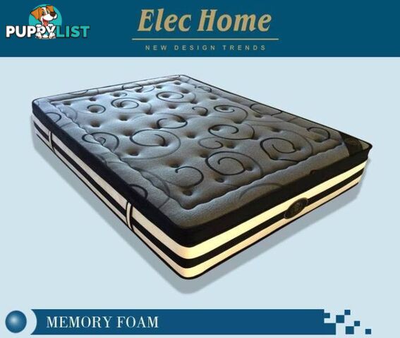 Bamboo Charcoal Fiber Memory Foam 9Zone Pocket Spring Mattress