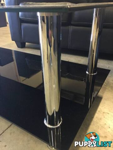 Brand New Luxury Black High Quality Tempered Glass Coffee Table