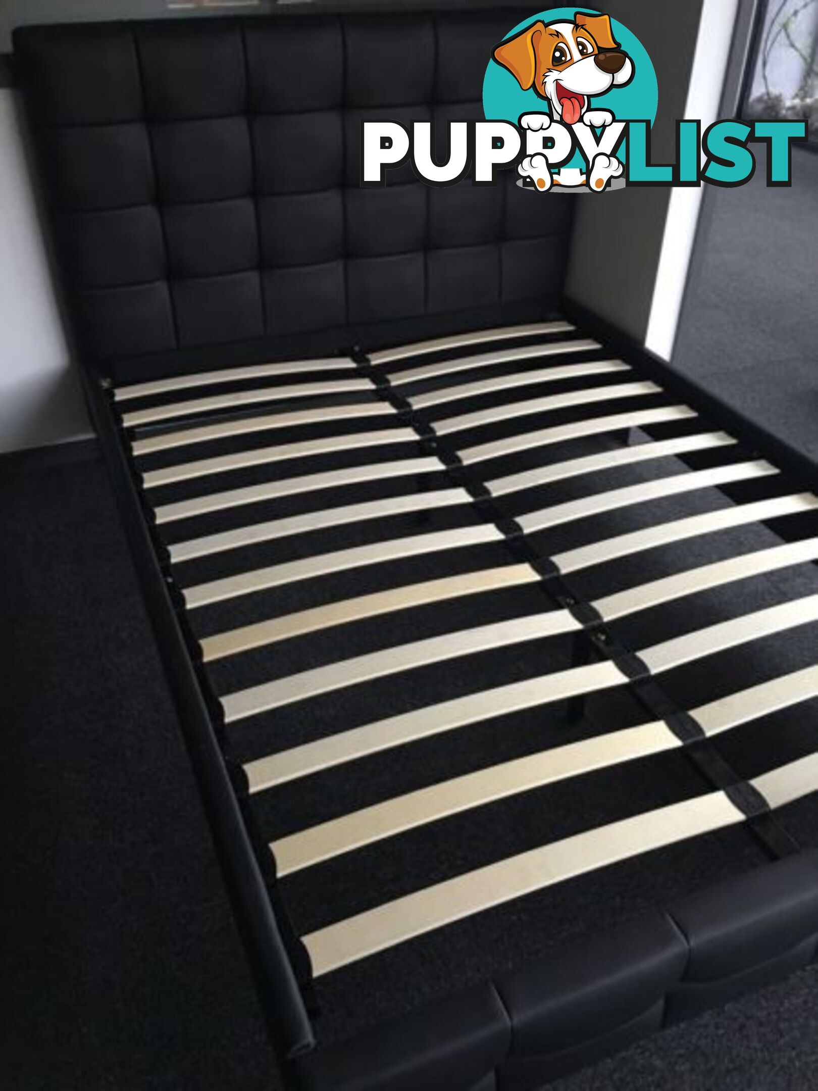 WarehouseSpecial 002 PU bed + Eurotop Mattress Double/Queen/King