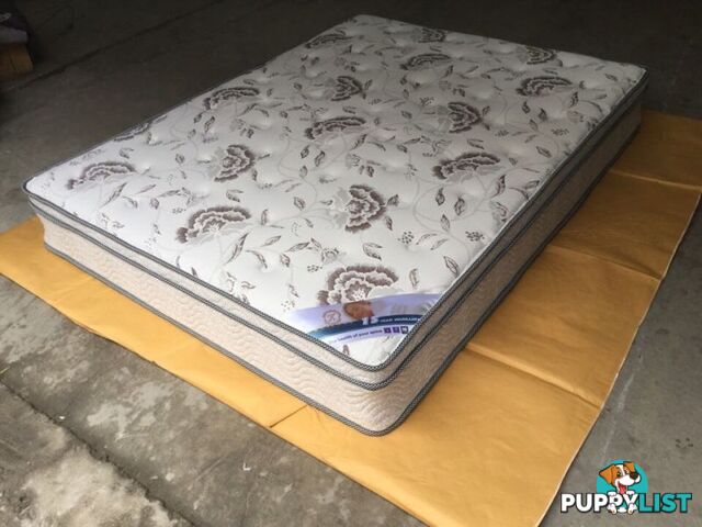 WarehouseSpecial 002 PU bed + Eurotop Mattress Double/Queen/King