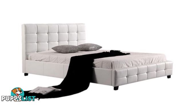 WarehouseSpecial 002 PU bed + Eurotop Mattress Double/Queen/King