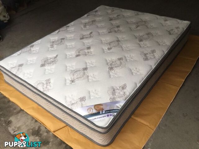 WarehouseSpecial 002 PU bed + Eurotop Mattress Double/Queen/King